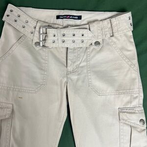 Vintage Y2K Women’s DKNY Low Rise Flare Khaki’s